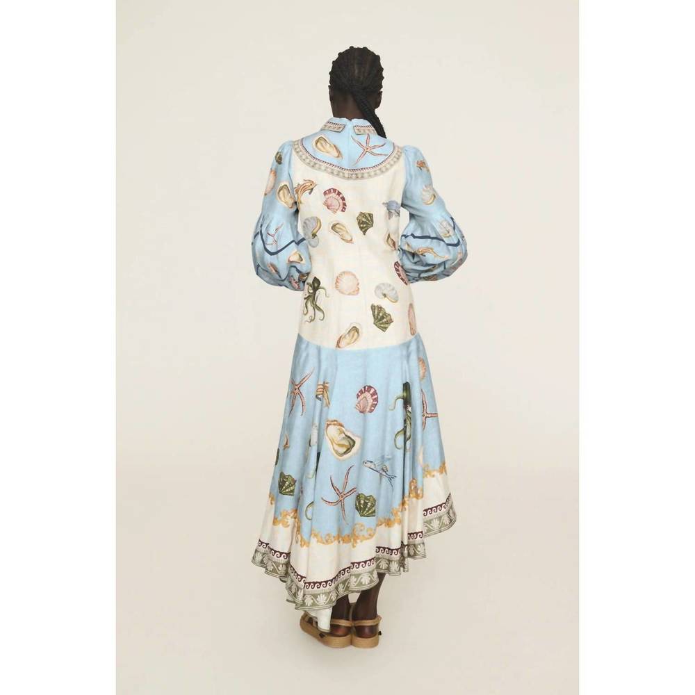 NEW ALEMAIS bath house shirtdress in multi - Picture 2 of 4